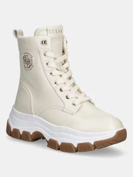 Боти Guess BENZON с платформа FLFBNZ бежово