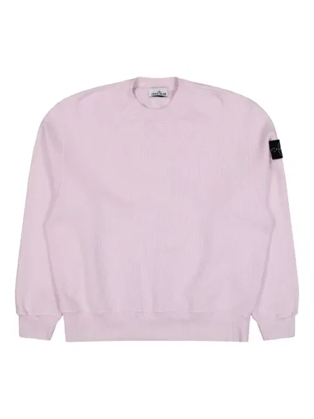Hanorac Stone Island cu strasuri roz