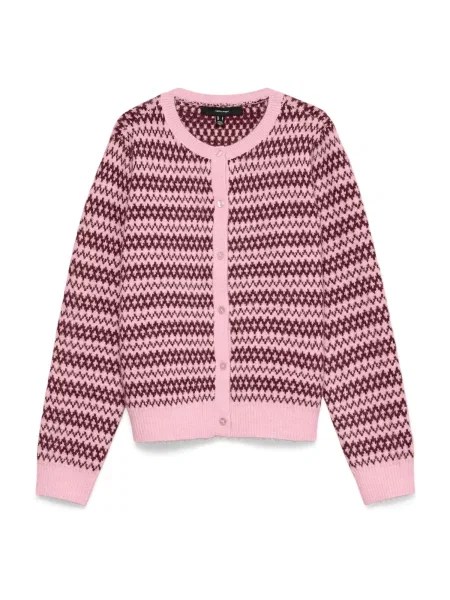 VERO MODA Geacă tricotată VMBIRCH mov liliachiu / deschis roz
