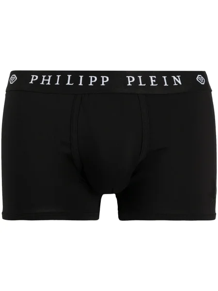Boxeri Philipp Plein cu broderie negru