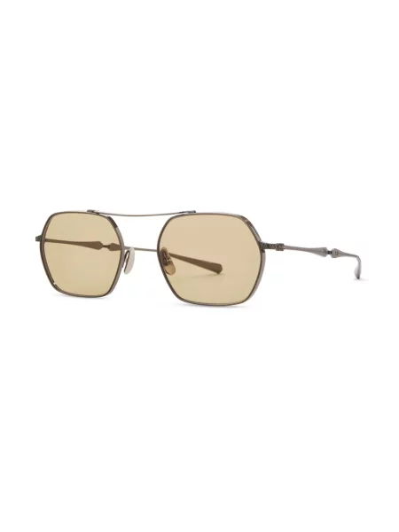 Ochelari de soare Mr. Leight cu imprimeu geometric argintiu