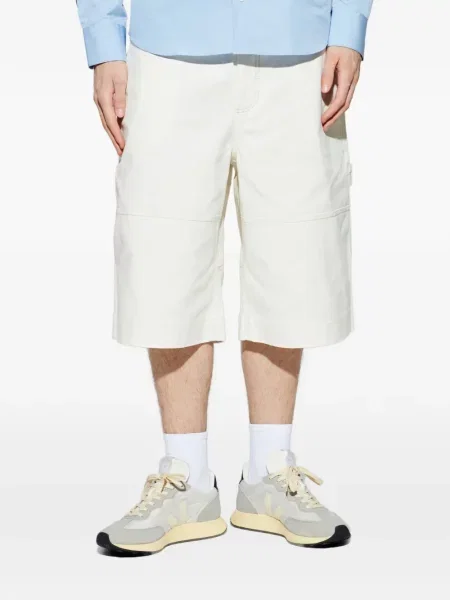 Džínové šortky Ami Paris bílé