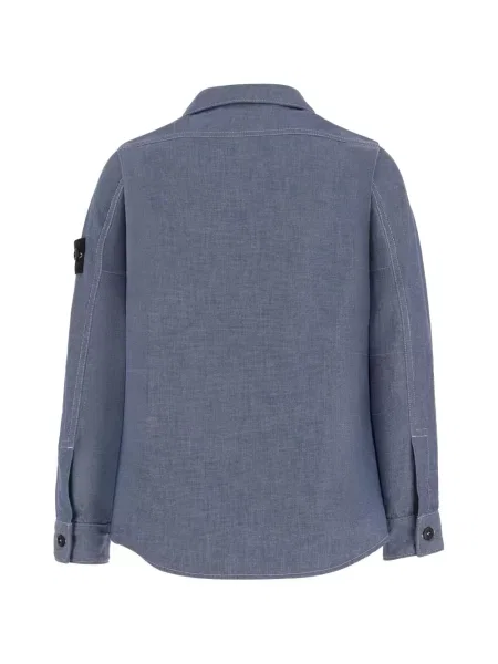 Koszula dziecięca Stone Island niebieska