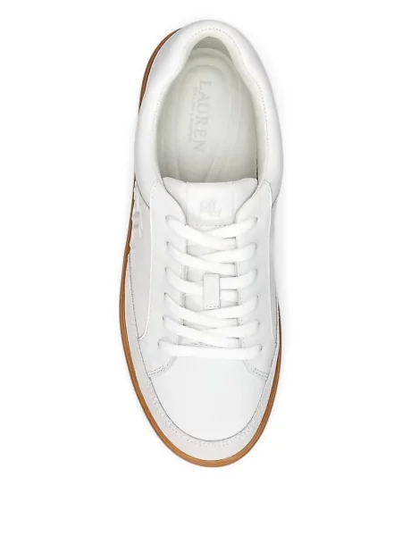 Sneakerși Lauren Ralph Lauren alb