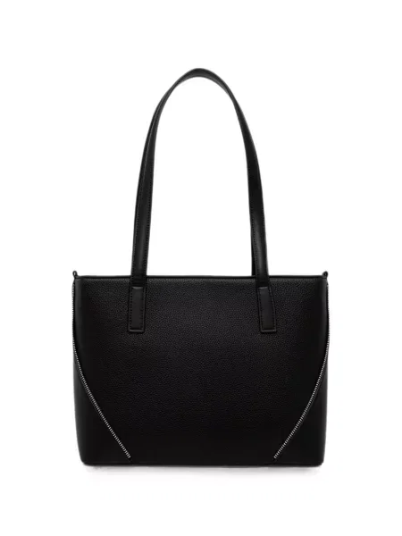 Shopper torbica Karl Lagerfeld Jeans s autogramom crna