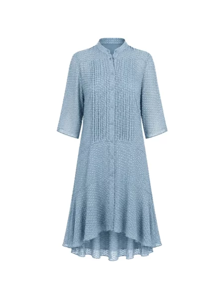 Rochie Barbara Bui asimetrică albastru