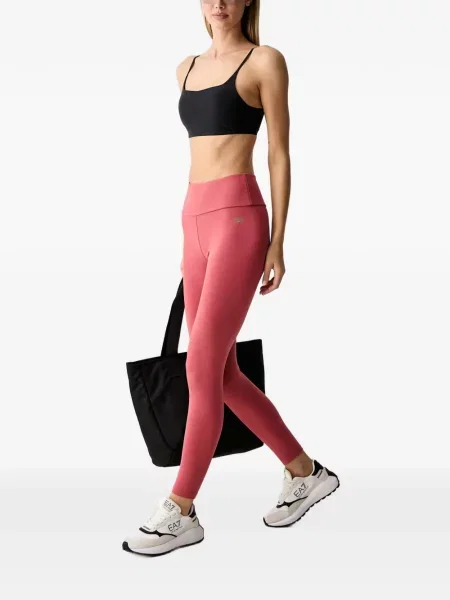 Leggings Ea7 Emporio Armani cu imagine roz