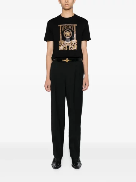 Tricou Versace de cristal negru