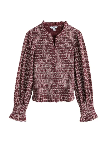Next Bluză roșu burgundy alb