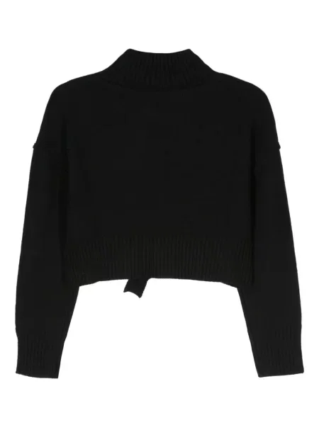 Megztinis Mm6 Maison Margiela apkarpytas juoda