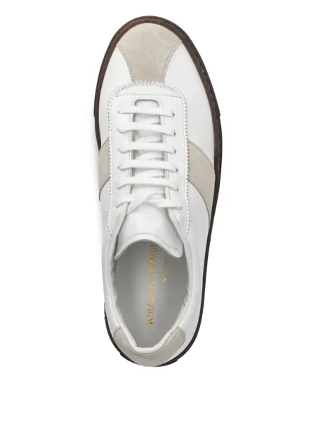 Sneakerși Common Projects din piele alb