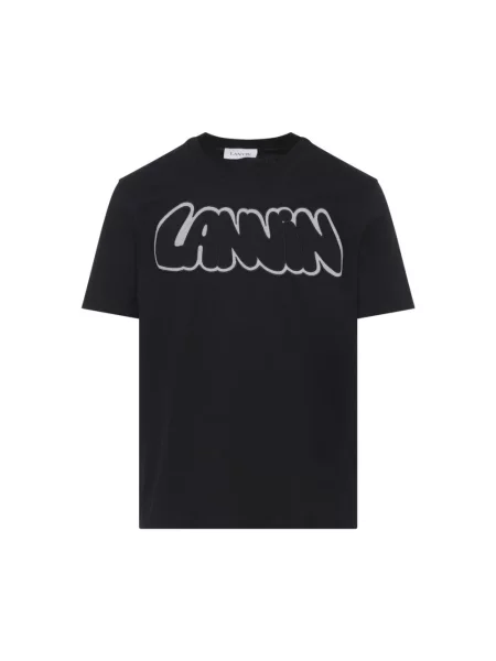 Koszulka Lanvin z logo czarna