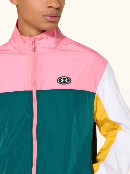Under Armour Tréninková Bunda Ua Icon růžová tmavě zelená žlutá