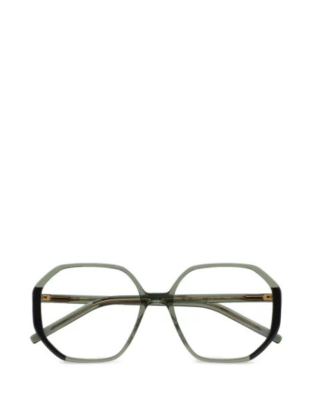 Ochelari de soare Kaleos cu imprimeu geometric verde