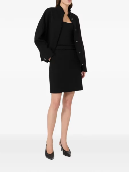 Geacă bomber Max Mara de lână negru