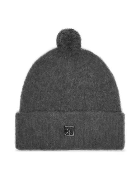 Calvin Klein Kapa Emblem Brushed siva