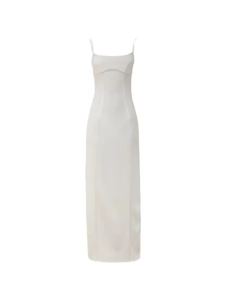 Rochie maxi Rxquette alb
