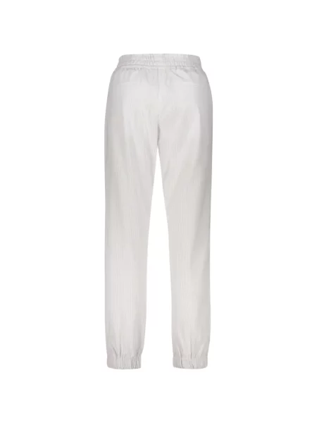 Pantaloni Moorer de catifea cord alergare alb