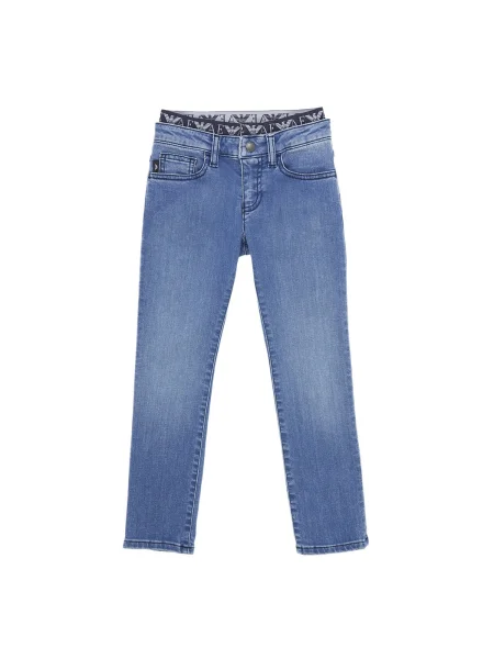 Blugi copii Emporio Armani albastru