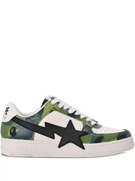 Sneakerși A Bathing Ape® cu model camuflaj verde