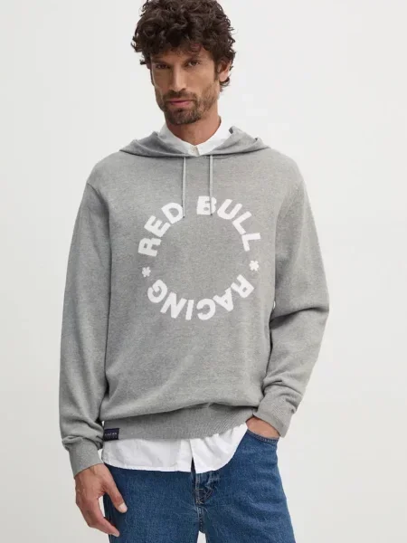Светр Red Bull Racing x Pepe Jeans Red Bull Racing x Pepe Jeans легкий сірий