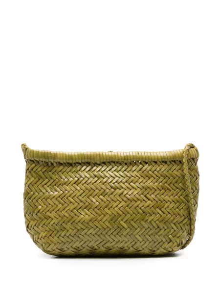 Geanta de piele Dragon Diffusion din piele verde