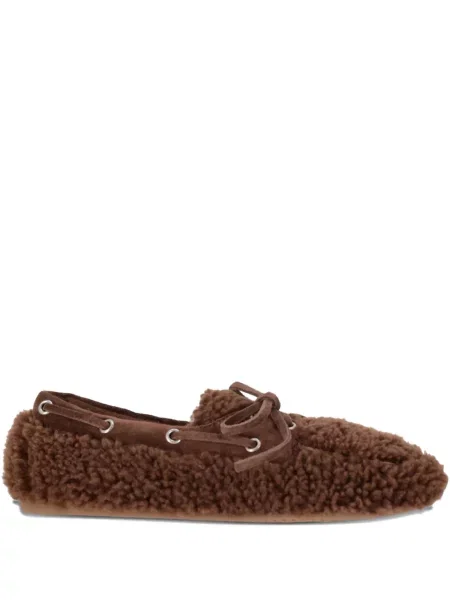 Pantofi loafer Miu Miu maro