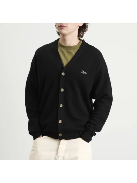 Drôle de Monsieur kardigan wełniany Le Cardigan Drôle czarny