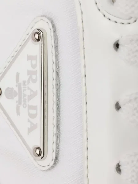Sneakerși Prada alb