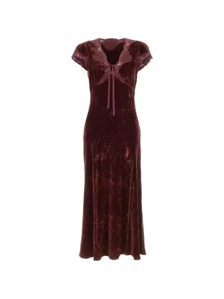 Rochie midi Rixo din dantelă roșu