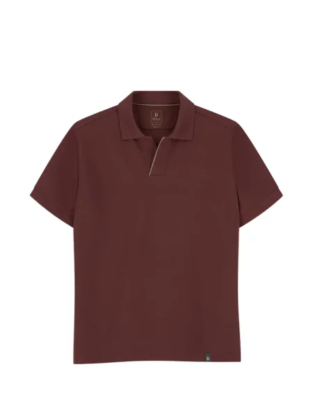 Tricou polo Boggi Milano stretch roșu