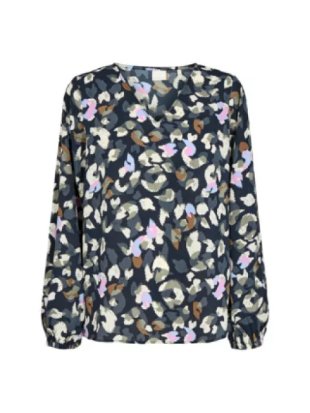 Wielobarwność bluzka Nümph granatowa