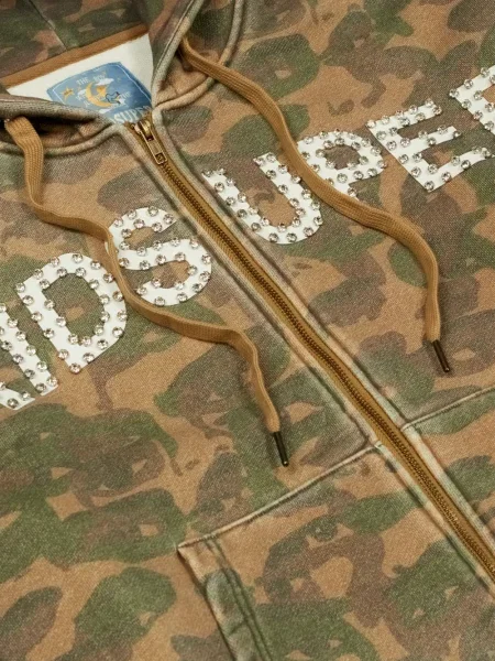 Hanorac cu glugă Kidsuper cu model camuflaj
