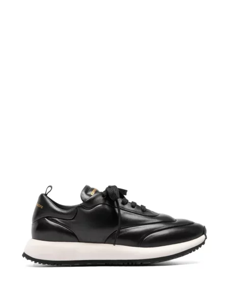 Sneakerși Officine Creative din piele negru