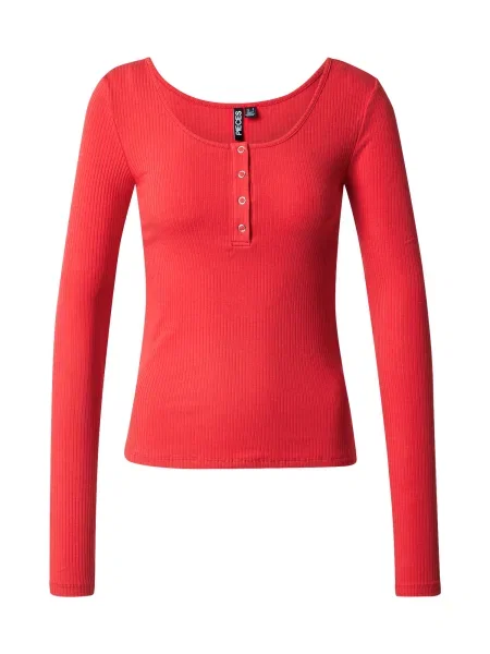 PIECES Tričko PCKITTE' červená