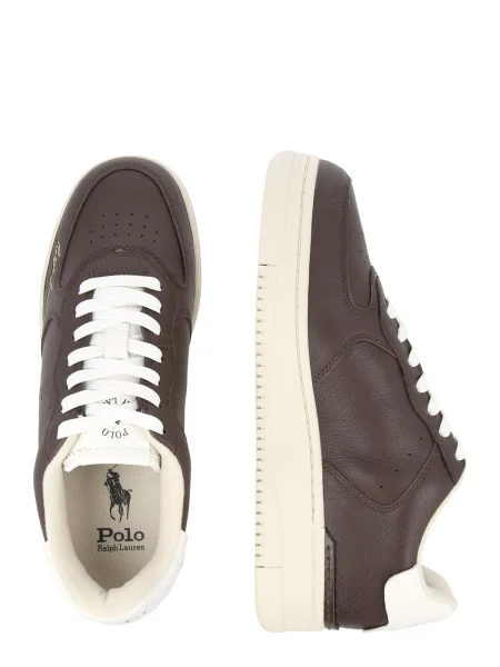 Sneakerși Polo Ralph Lauren maro