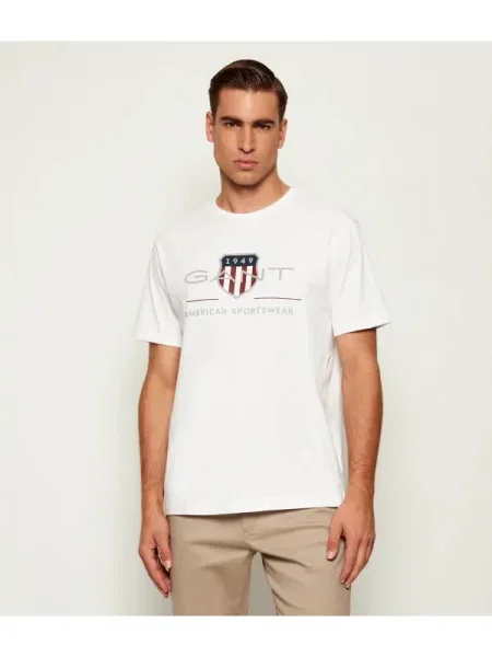 Gant Tricou alb