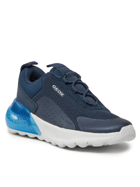 Juniorské topánky Geox Activart Illuminus navy modrá