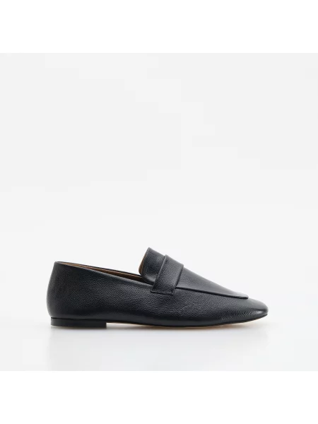 Reserved Bőr loafer cipő fekete