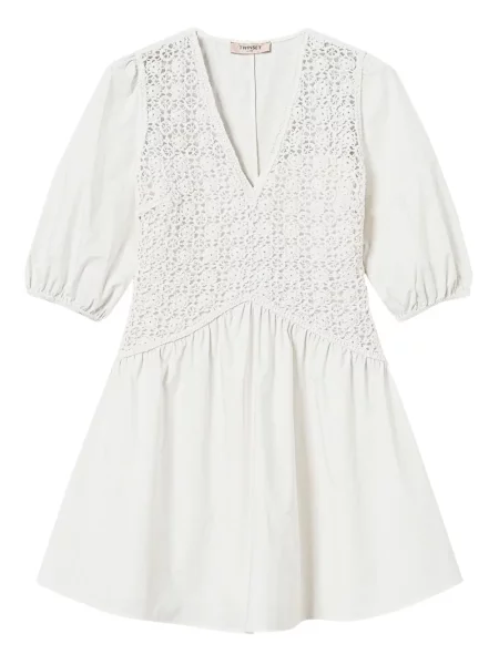 Rochie Twinset de costum alb