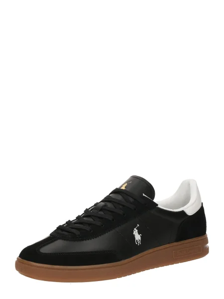 Sneakerși Polo Ralph Lauren din piele negru