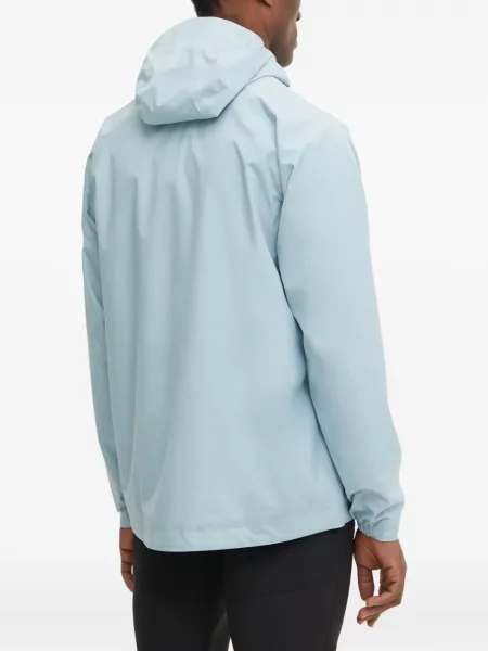 Trening Adidas alergare cu glugă cu broderie gri