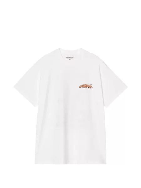 Tricou Carhartt Wip cu imagine alb