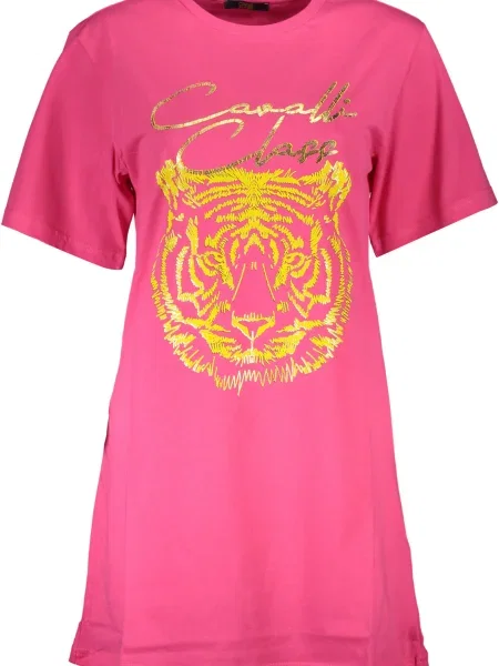 Tricou Cavalli Class scurt galben