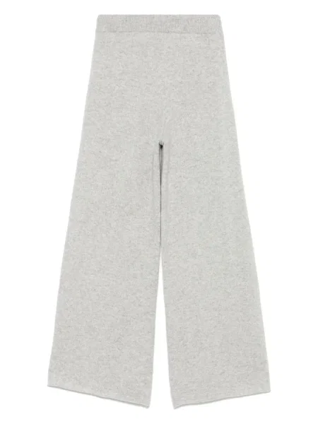 Pantaloni Wild Cashmere din cașmir gri