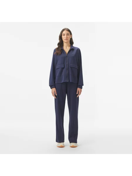 Lacoste Spodnie Dresowe Loose Fit granatowe