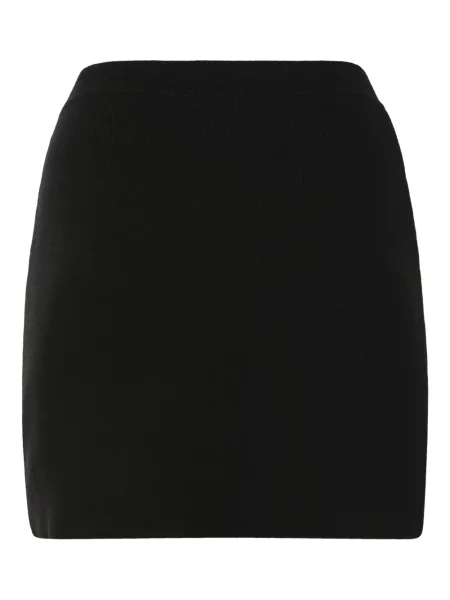Dzianinowa mała mały spódnica mini Khaite czarna