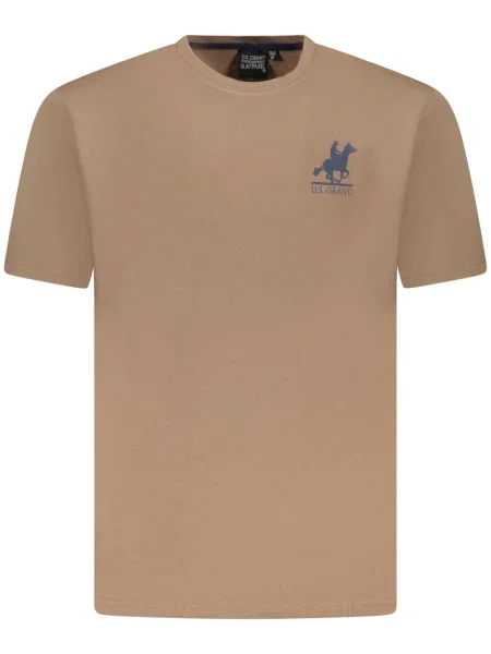 Polo majica U.s. Grand Polo s kratkimi rokavi rjava