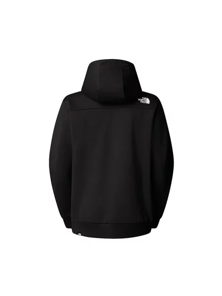The North Face bluza Simple Dome Hoodie z kapturem z nadrukiem czarny