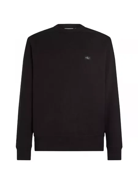 Sveter Calvin Klein Jeans lopatkový krk čierna